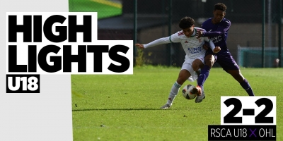 Embedded thumbnail for Highlights U18 : RSCA 2-2 OHL