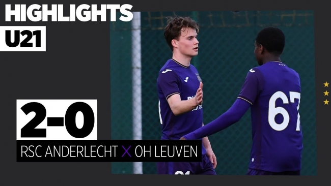 Embedded thumbnail for U21 : RSCA 2-0 OH Leuven