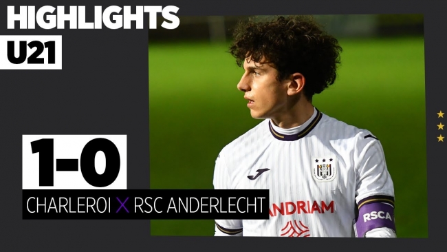 Embedded thumbnail for Highlights U21: Charleroi - RSCA | 2021-2022
