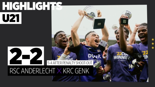 Embedded thumbnail for U21 Belgian Cup winners
